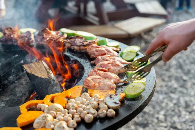Prestation brasero le bureau des saveurs
